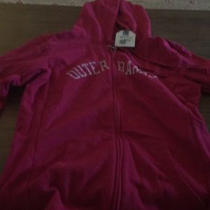 Hooded zip up sweatshirt